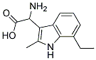 2-AMINO-2-(7-ETHYL-2-METHYL-1H-INDOL-3-YL)ACETIC ACID Struktur