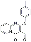 2-[(4-METHYLPHENYL)THIO]-4-OXO-4H-PYRIDO[1,2-A]PYRIMIDINE-3-CARBALDEHYDE Struktur