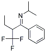 1-ISOPROPYLIMINO-1-PHENYL-2-TRIFLUOROMETHYLBUTAN- Struktur