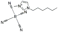 1-HEXYL-3-METHYLIMIDAZOLIUM TETRACYANOBORATE Struktur