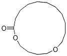 12-OXA-16-HEXADECANOLID Struktur