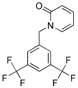 1-[3,5-BIS(TRIFLUOROMETHYL)BENZYL]PYRID-2-ONE Struktur