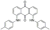 1,8-BIS-[(4-METHYL PHENYL) AMINO]9,10-ANTHRACENEDIONE Struktur