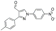 1-(4-NITROPHENYL)-3-P-TOLYL-1H-PYRAZOLE-4-CARBALDEHYDE Struktur