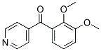 (2,3-DIMETHOXYPHENYL)-4-PYRIDINYL-METHANONE Struktur