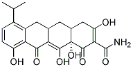 (12AS)-1,4,4A,5,5A,6,11,12A-OCTAHYDRO-3,10,12,12A-TETRAHYDROXY-7-ISOPROPYL-1,11-DIOXOTETRACENE-2-CARBOXAMIDE Struktur