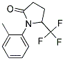 1-O-TOLYL-5-TRIFLUOROMETHYL-PYRROLIDIN-2-ONE Struktur