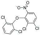 1,2-DICHLORO-3-(2,6-DICHLOROPHENOXY)-4-NITROBENZENE, TECH Struktur