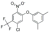 1-CHLORO-5-(3,5-DIMETHYLPHENOXY)-4-NITRO-2-(TRIFLUOROMETHYL)BENZENE, TECH Struktur