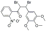 2,3-DIBROMO-1-(2-NITROPHENYL)-3-(3,4,5-TRIMETHOXYPHENYL)PROPAN-1-ONE, TECH Struktur