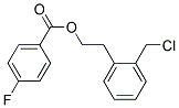 2-(CHLOROMETHYL)PHENETHYL 4-FLUOROBENZOATE, TECH Struktur