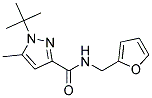 1-(TERT-BUTYL)-N-(2-FURYLMETHYL)-5-METHYL-1H-PYRAZOLE-3-CARBOXAMIDE, TECH Struktur