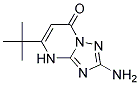 2-AMINO-5-TERT-BUTYL-4H-[1,2,4]TRIAZOLO[1,5-A]-PYRIMIDIN-7-ONE Struktur