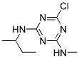 2-CHLORO-4-METHYLAMINO-6-SEC-BUTYLAMINO-S-TRIAZINE Struktur