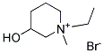 1-ETHYL-3-HYDROXY-1-METHYLPIPERIDINIUM BROMIDE Struktur