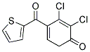 (2,3-DICHLORO-4-OXYPHENYL)-2-THIENYLMETHANONE Struktur