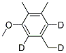 1-METHOXY-2,3,5-TRIMETHYLBENZENE-D3 Struktur