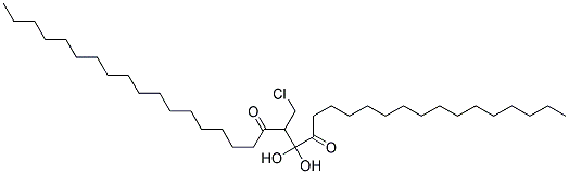 1-PALMITOYL-2-STEAROYL-3-CHLOROPROPANEDIOL Struktur