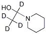 1-PIPERIDINOETHANOL-D4 Struktur