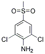 2,6-DICHLORO-4-(METHYLSULPHONYL)ANILINE Struktur