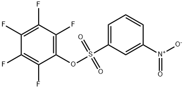 2,3,4,5,6-PENTAFLUOROPHENYL 3-NITROBENZENESULPHONATE Struktur