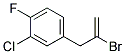 2-BROMO-3-(3-CHLORO-4-FLUOROPHENYL)-1-PROPEN Struktur