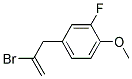 2-BROMO-3-(3-FLUORO-4-METHOXYPHENYL)-1-PROPEN Struktur