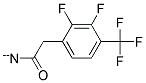 2,3-DIFLUORO-4-(TRIFLUOROMETHYL)PHENYLACETONITRIL Struktur