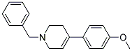 1-BENZYL-1,2,3,6-TETRAHYDRO-4-(4-METHOXYPHENYL)PYRIDINE Struktur