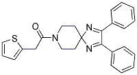 2,3-DIPHENYL-8-(2-THIENYLACETYL)-1,4,8-TRIAZASPIRO[4.5]DECA-1,3-DIENE Struktur