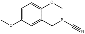 2,5-DIMETHOXYBENZYL THIOCYANATE Struktur