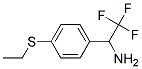 1-(4-ETHYLSULFANYL-PHENYL)-2,2,2-TRIFLUORO-ETHYLAMINE Struktur