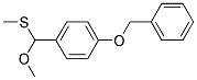 1-BENZYLOXY-4-METHYLSULFANYLMETHOXY-METHYL-BENZENE Struktur