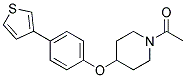 1-ACETYL-4-[4-(3-THIENYL)PHENOXY]PIPERIDINE Struktur