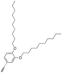 1,2-BIS-DECYLOXY-4-ETHYNYL-BENZENE Struktur