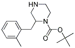 2-(2-METHYL-BENZYL)-PIPERAZINE-1-CARBOXYLIC ACID TERT-BUTYL ESTER Struktur