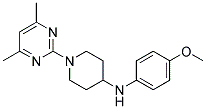 1-(4,6-DIMETHYLPYRIMIDIN-2-YL)-N-(4-METHOXYPHENYL)PIPERIDIN-4-AMINE Struktur