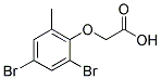 (2,4-DIBROMO-6-METHYL-PHENOXY)-ACETIC ACID Struktur