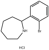 2-(2-BROMOPHENYL)AZEPANE HYDROCHLORIDE Struktur