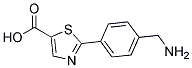 2-(4-AMINOMETHYL-PHENYL)-THIAZOLE-5-CARBOXYLIC ACID Struktur