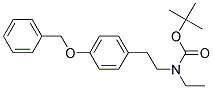 [2-(4-BENZYLOXY-PHENYL)-ETHYL]-ETHYL-CARBAMIC ACID TERT-BUTYL ESTER Struktur