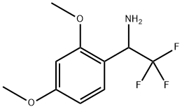 1-(2,4-DIMETHOXY-PHENYL)-2,2,2-TRIFLUORO-ETHYLAMINE Struktur