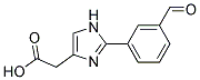 [2-(3-FORMYL-PHENYL)-1H-IMIDAZOL-4-YL]-ACETIC ACID Struktur