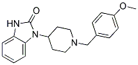 1-[1-(4-METHOXYBENZYL)PIPERIDIN-4-YL]-1,3-DIHYDRO-2H-BENZIMIDAZOL-2-ONE Struktur