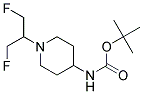 [1-(2-FLUORO-1-FLUOROMETHYL-ETHYL)-PIPERIDIN-4-YL]-CARBAMIC ACID TERT-BUTYL ESTER Struktur