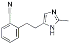 2-[2-(2-METHYL-IMIDAZOL-4-YL)-ETHYL]-BENZONITRILE Struktur