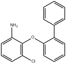 2-([1,1'-BIPHENYL]-2-YLOXY)-3-CHLOROANILINE Struktur