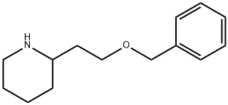 2-[2-(BENZYLOXY)ETHYL]PIPERIDINE Struktur