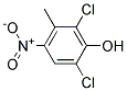 2,6-DICHLORO-4-NITRO-5-METHYL PHENOL Struktur