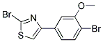 2-BROMO-4-(4-BROMO-3-METHOXY-PHENYL)-THIAZOLE Struktur